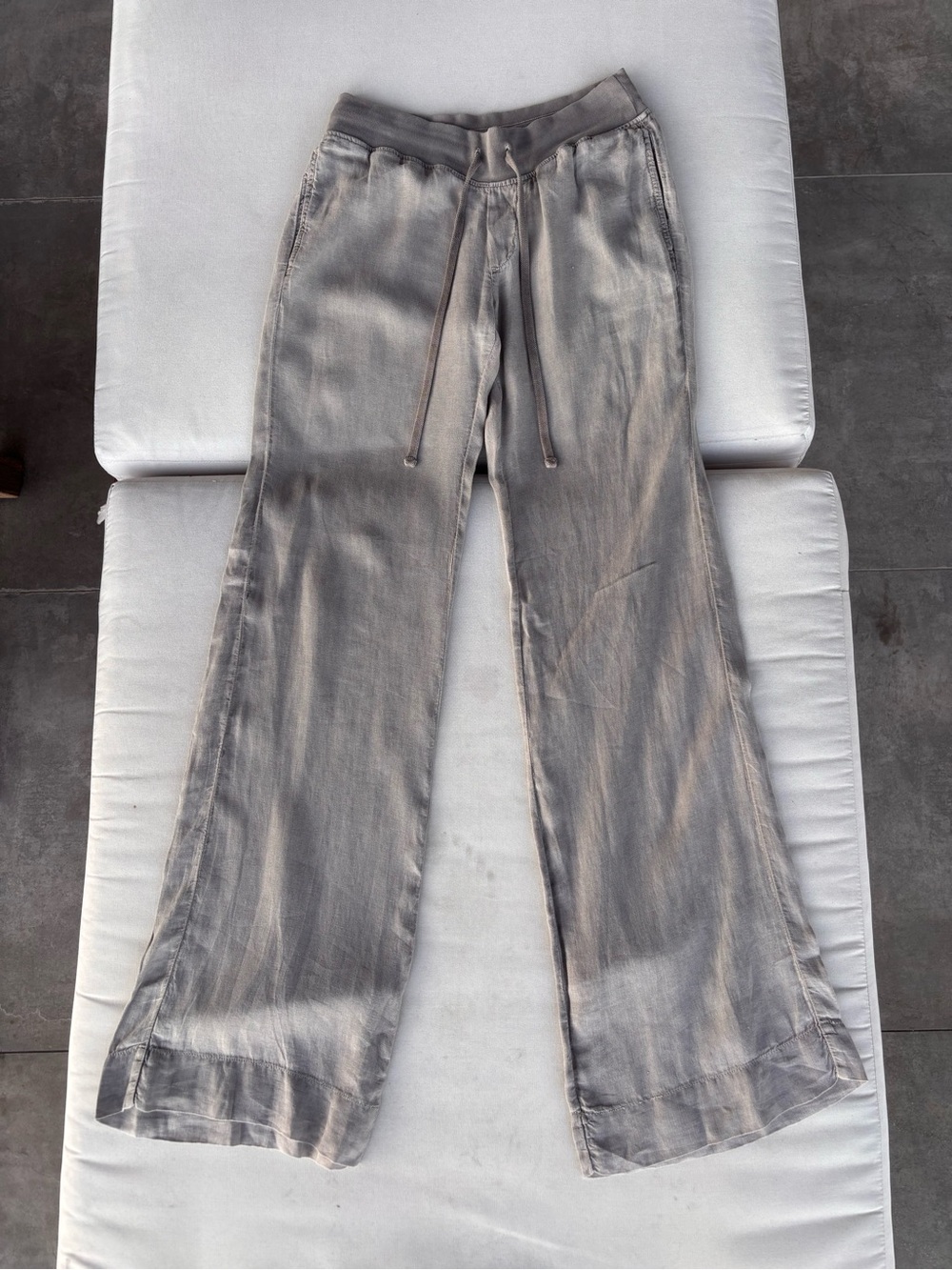 James Perse Standard Linen Grey Sweatpants